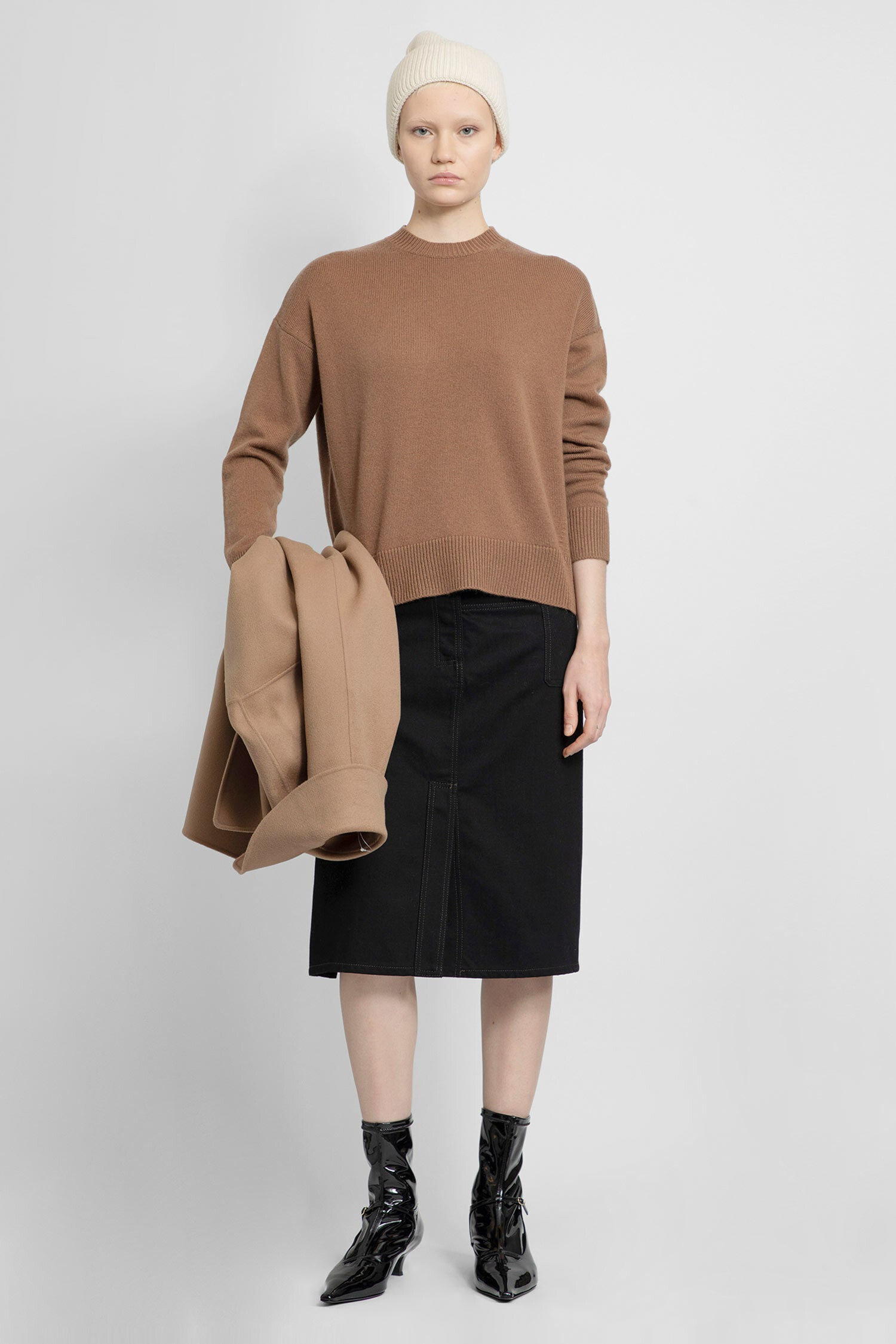 S MAX MARA WOMAN BROWN KNITWEAR