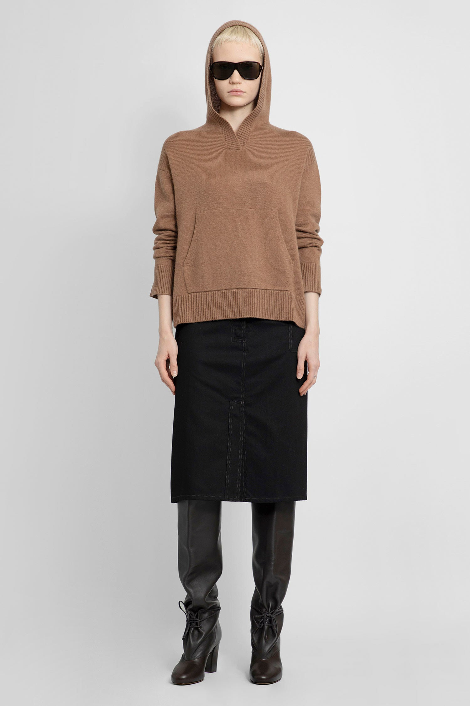 S MAX MARA WOMAN BROWN KNITWEAR