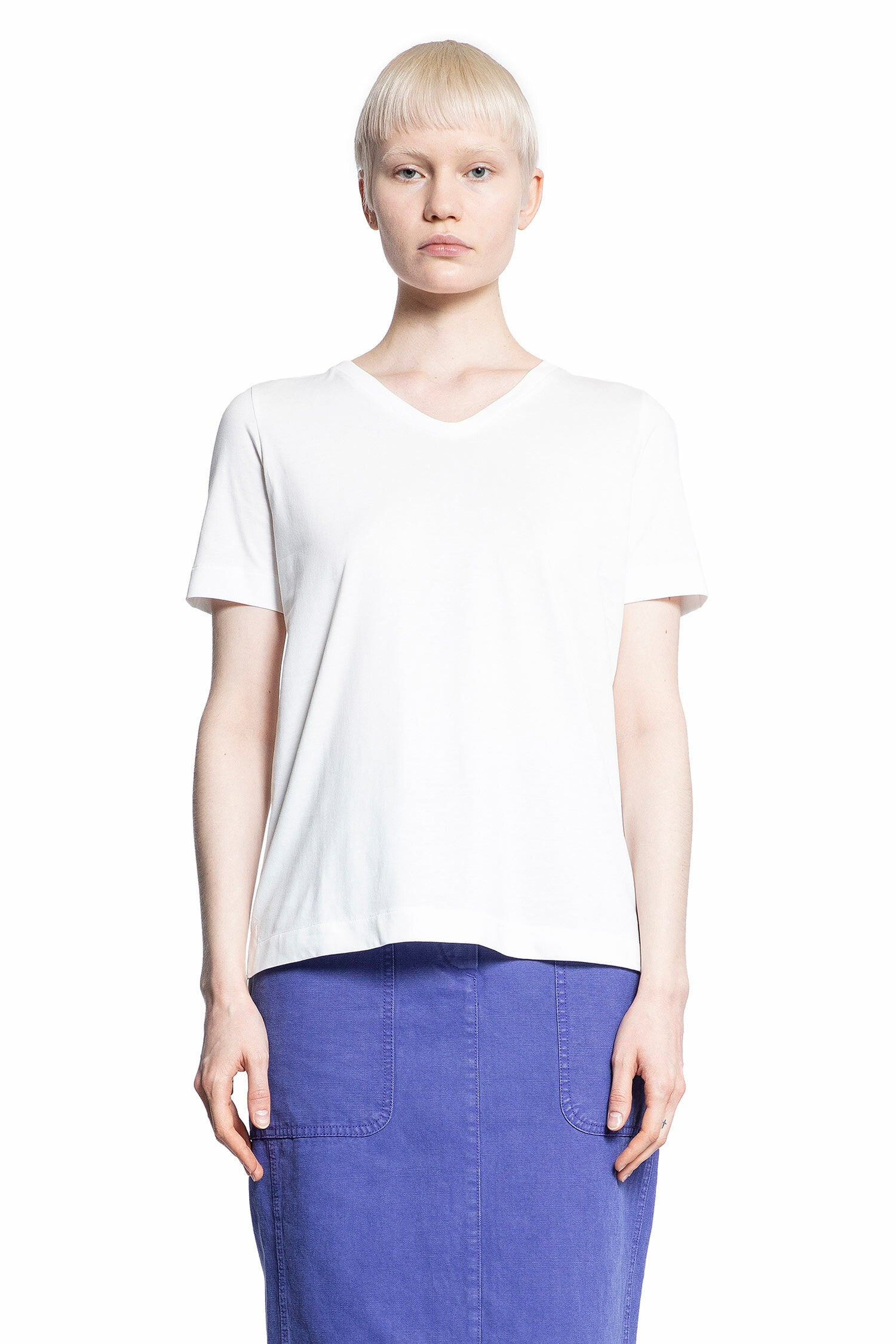 S MAX MARA WOMAN WHITE T-SHIRTS