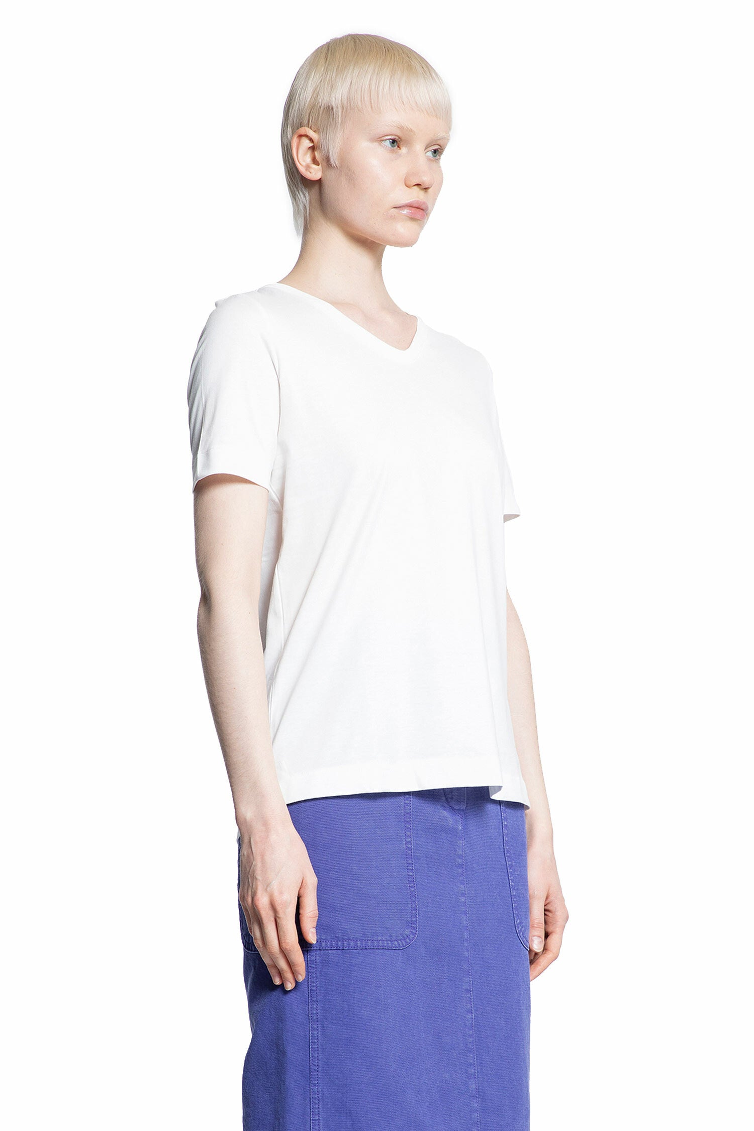 S MAX MARA WOMAN WHITE T-SHIRTS