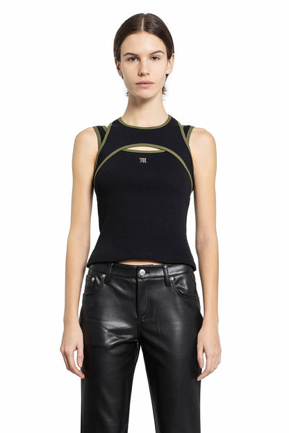 Antonioli MISBHV WOMAN BLACK T-SHIRTS & TANK TOPS