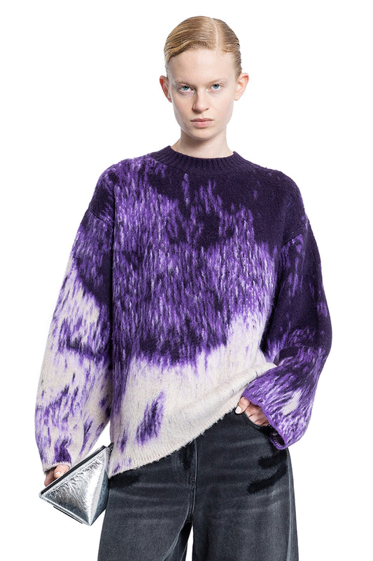 THE ATTICO WOMAN PURPLE KNITWEAR