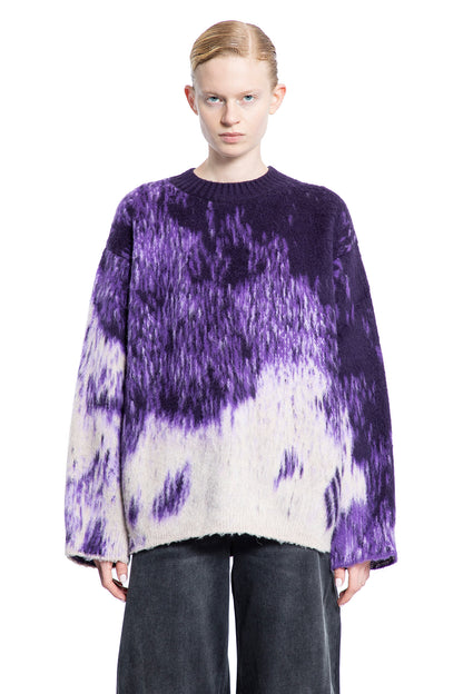 THE ATTICO WOMAN PURPLE KNITWEAR