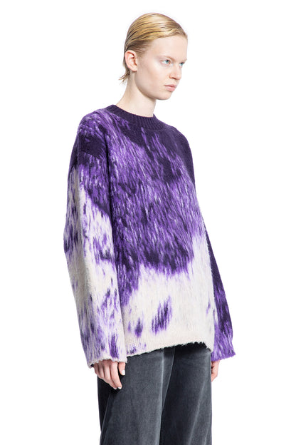 THE ATTICO WOMAN PURPLE KNITWEAR