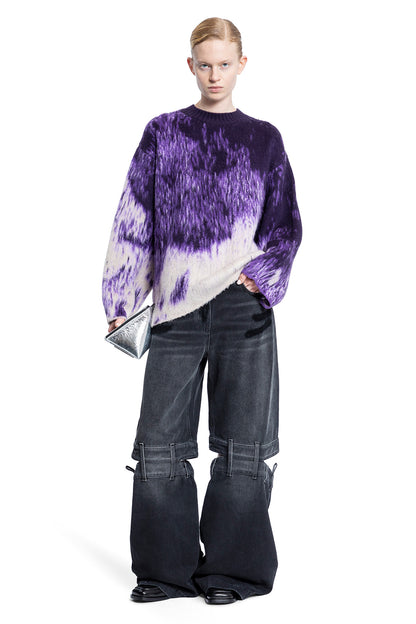 THE ATTICO WOMAN PURPLE KNITWEAR