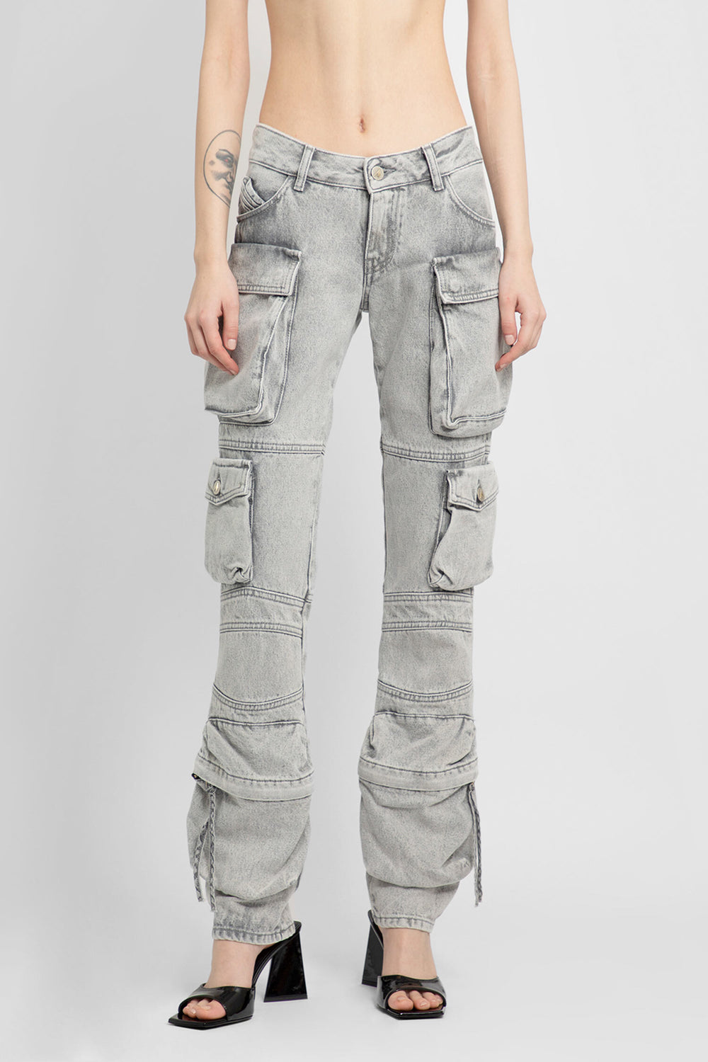 THE ATTICO WOMAN GREY JEANS