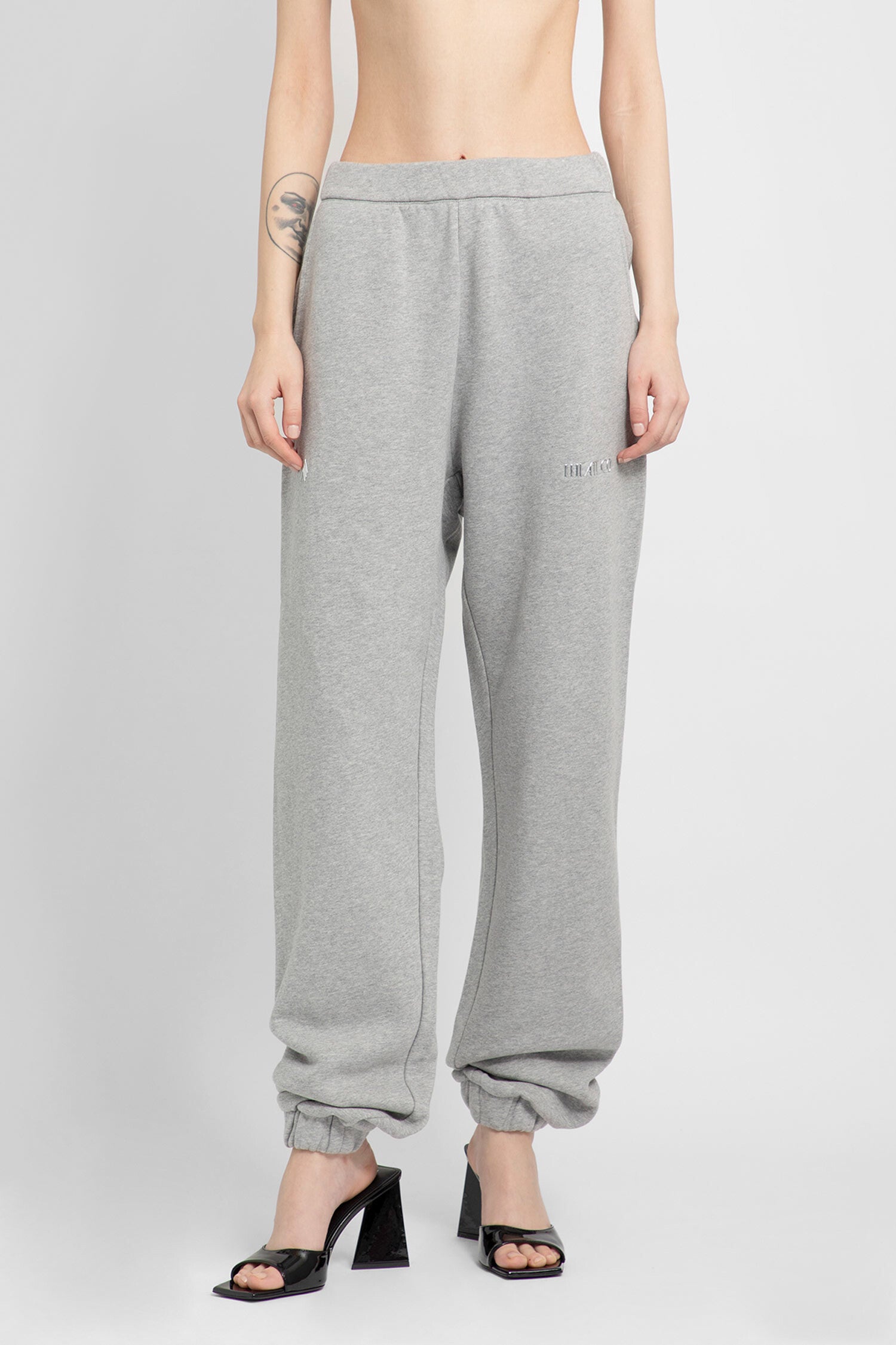 THE ATTICO WOMAN GREY TROUSERS