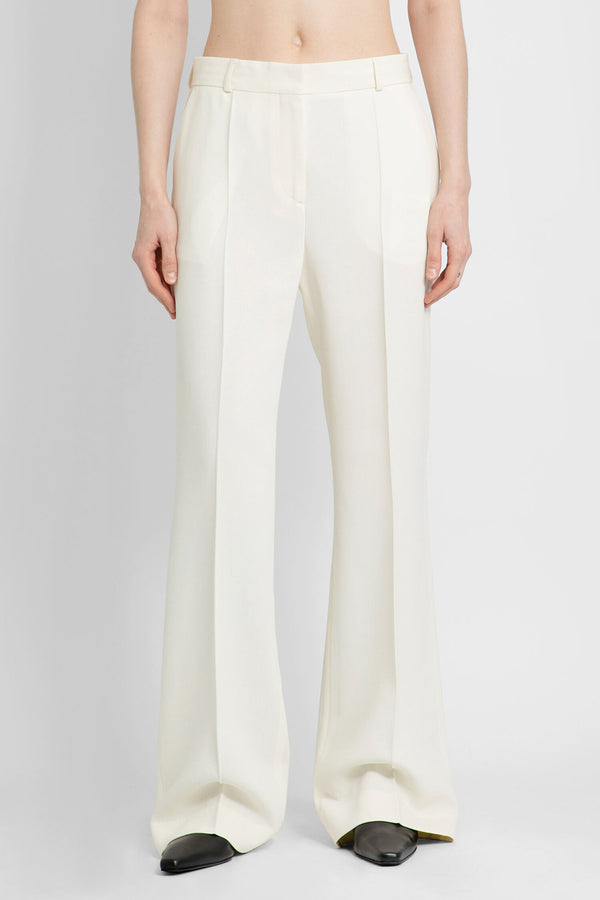TOTEME WOMAN OFF-WHITE TROUSERS