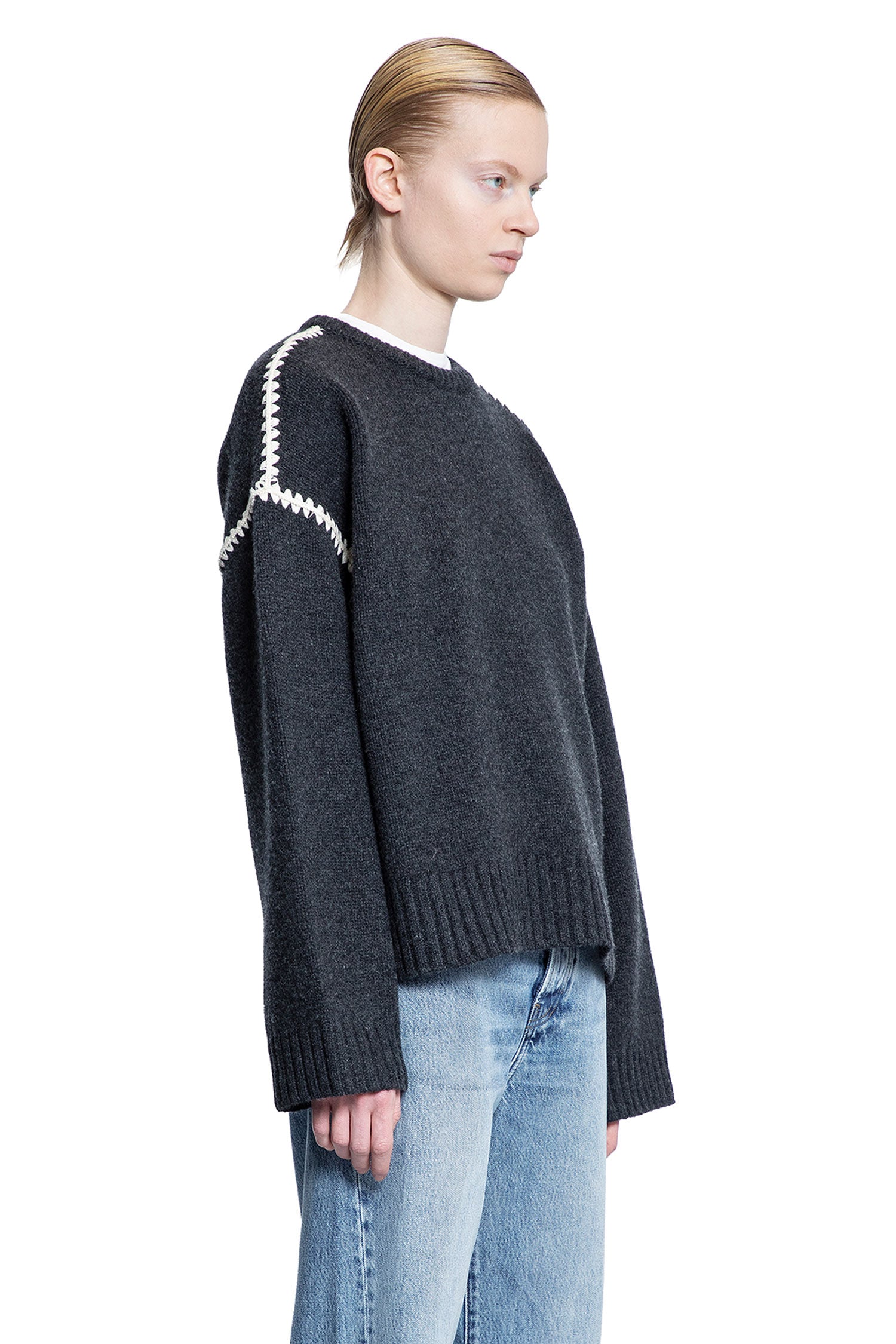 TOTEME WOMAN GREY KNITWEAR