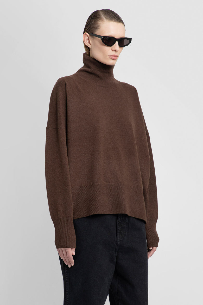 TOTEME WOMAN BROWN KNITWEAR