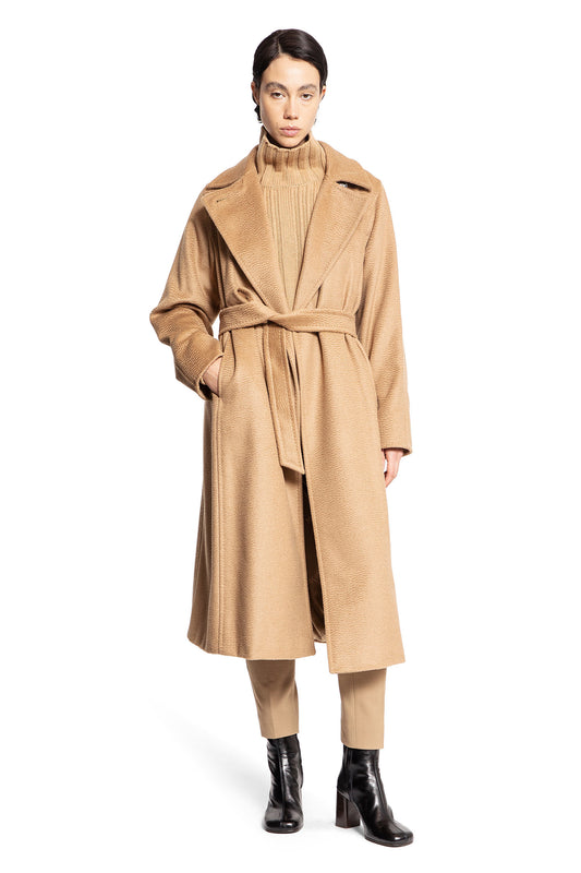 MAX MARA WOMAN BEIGE COATS