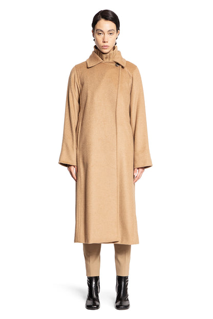 MAX MARA WOMAN BEIGE COATS