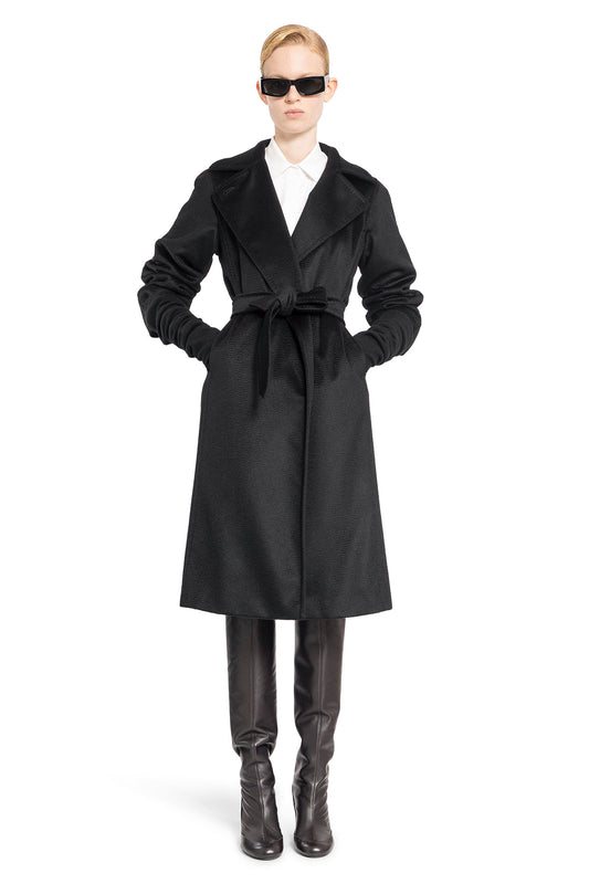 MAX MARA WOMAN BLACK COATS