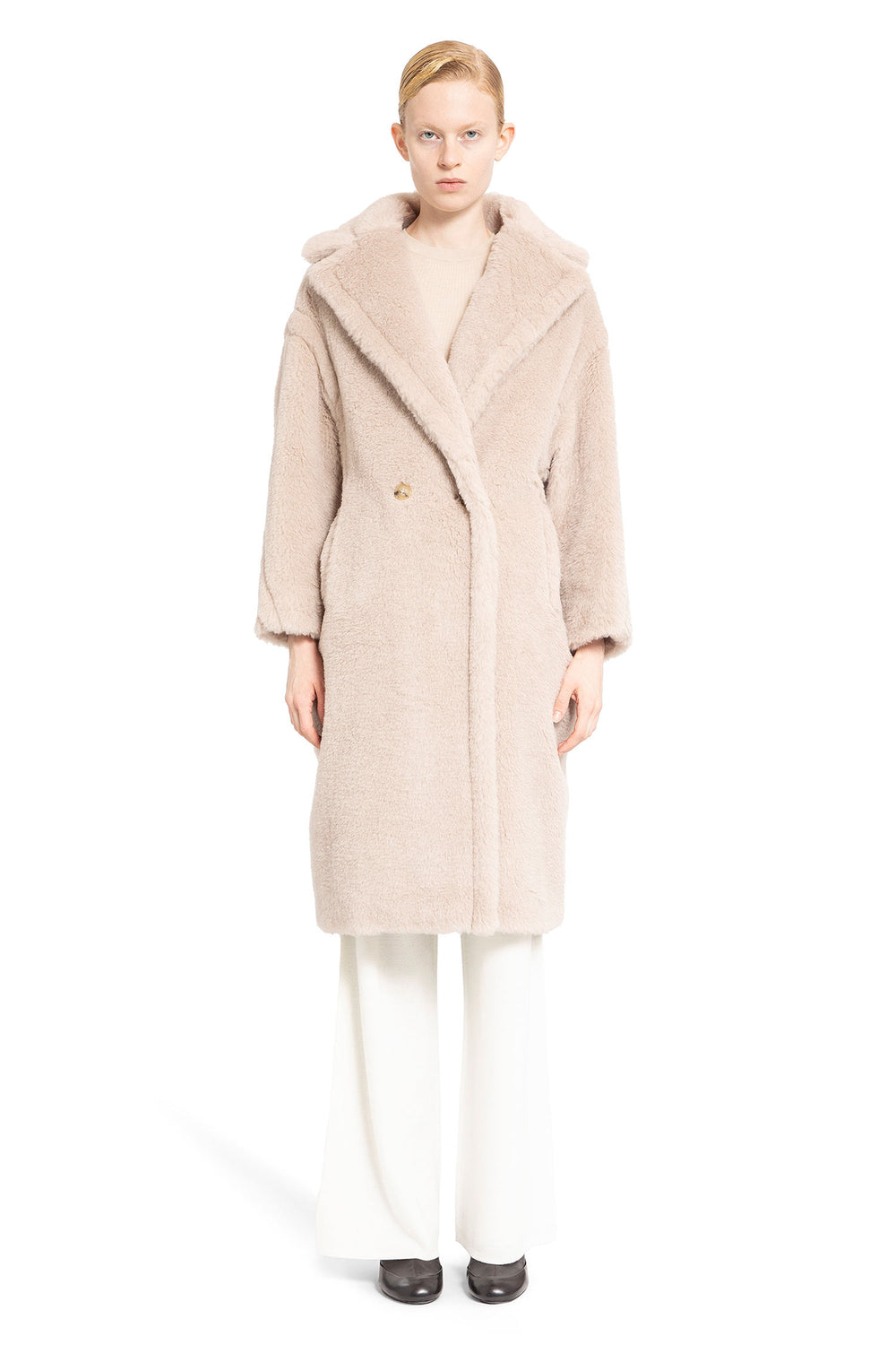 MAX MARA WOMAN BEIGE COATS