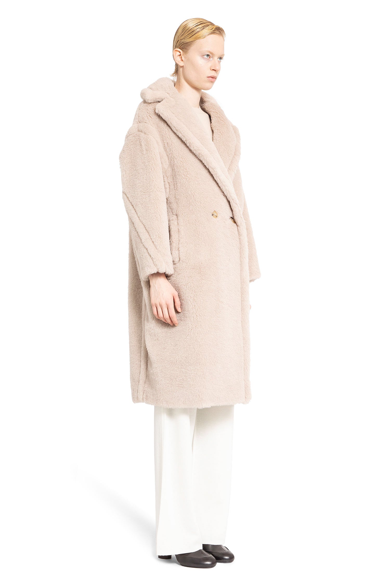 MAX MARA WOMAN BEIGE COATS