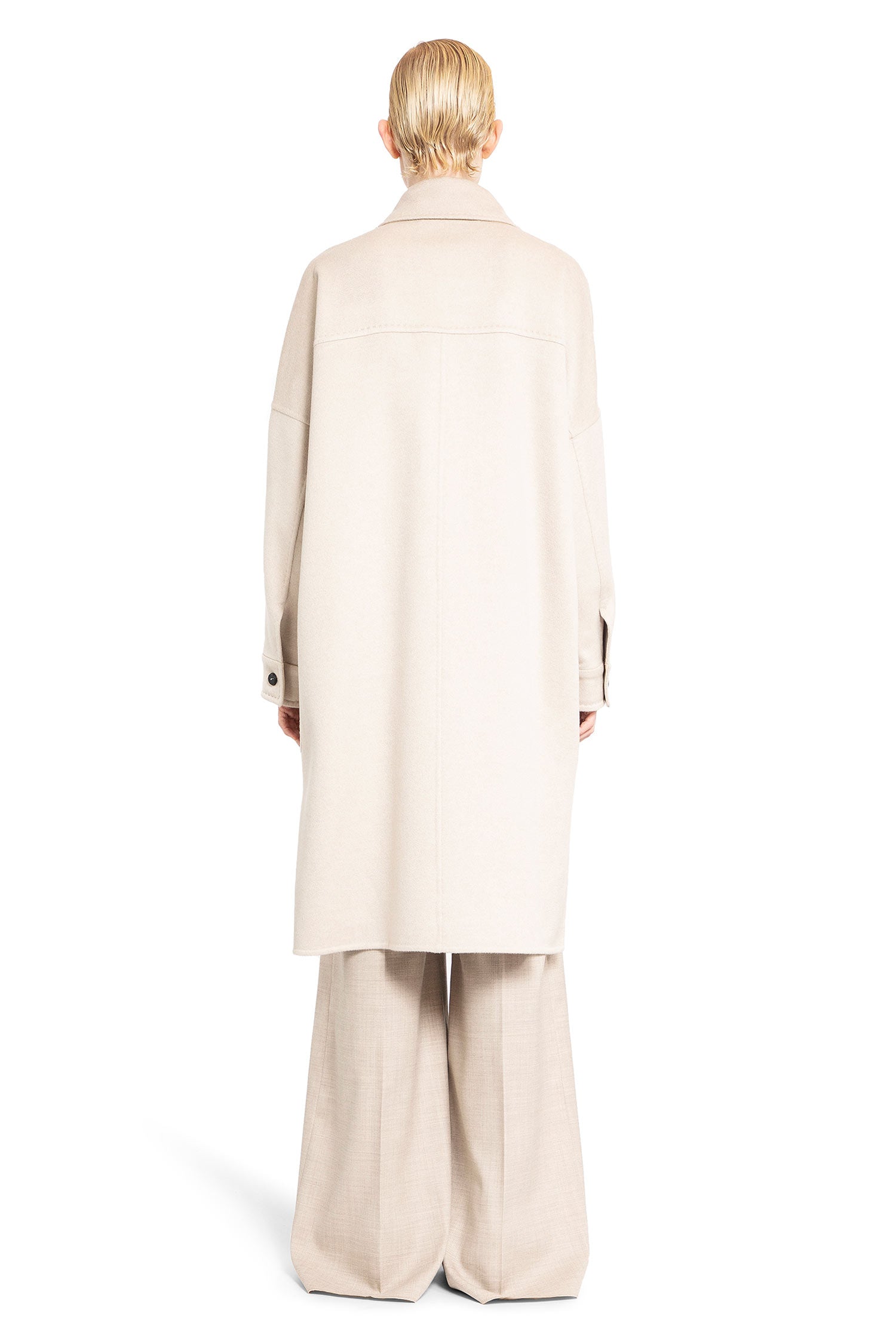 MAX MARA WOMAN BEIGE COATS