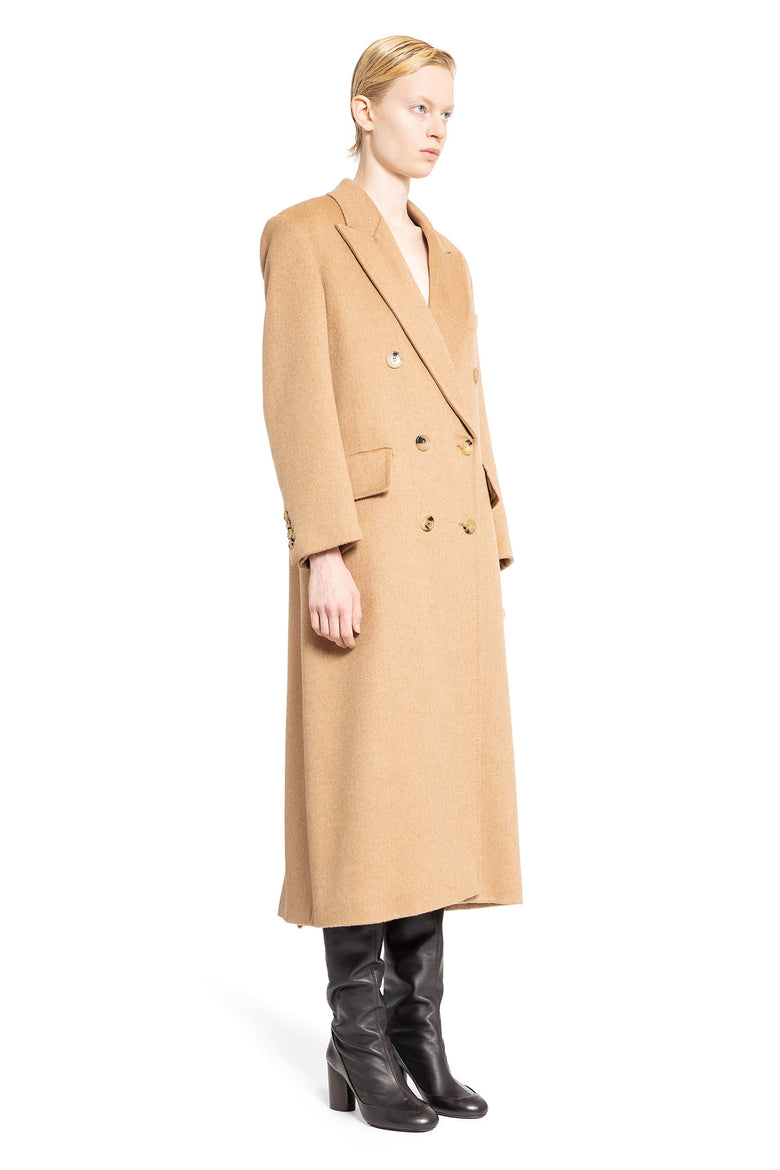 MAX MARA WOMAN BEIGE COATS