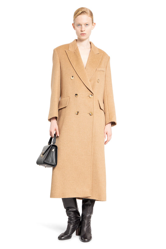 MAX MARA WOMAN BEIGE COATS