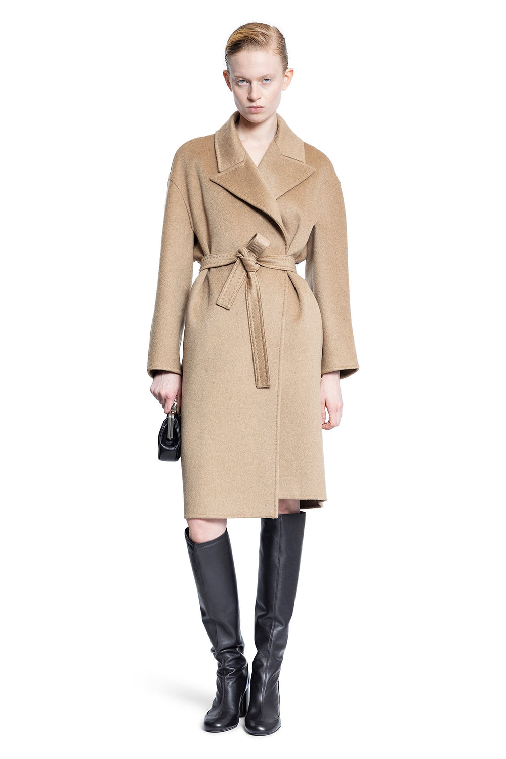 MAX MARA WOMAN BEIGE COATS