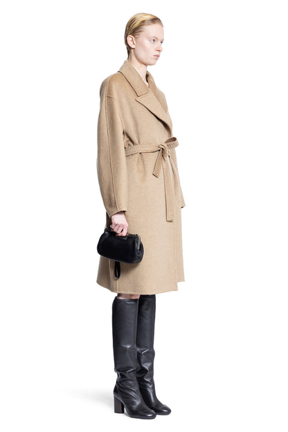 MAX MARA WOMAN BEIGE COATS