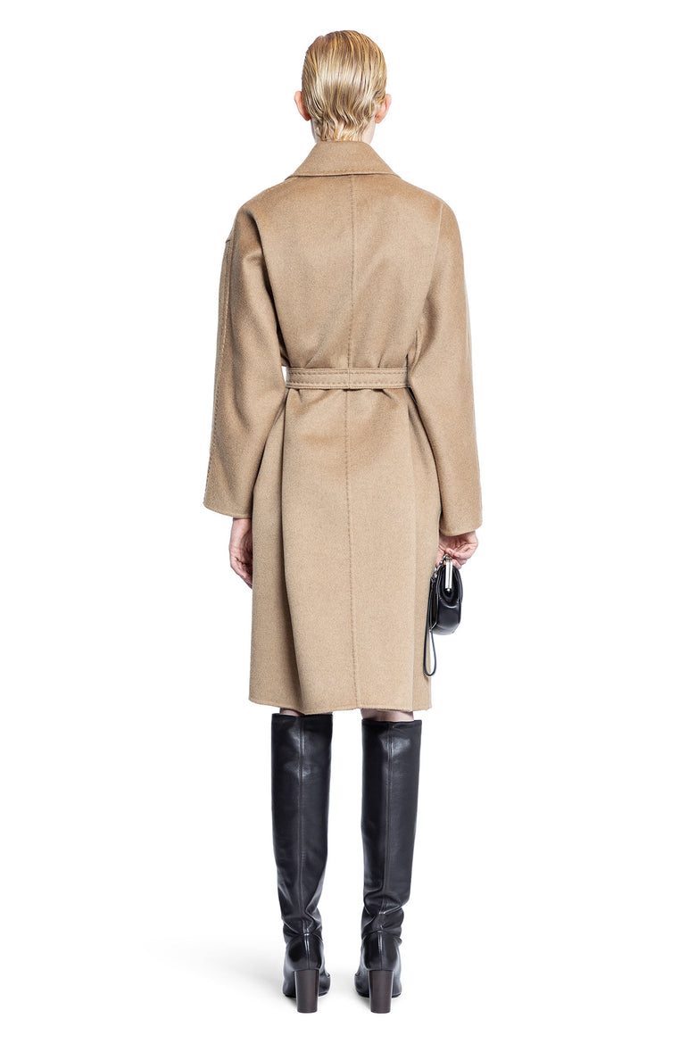 MAX MARA WOMAN BEIGE COATS