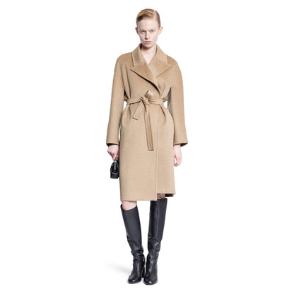 MAX MARA WOMAN BEIGE COATS