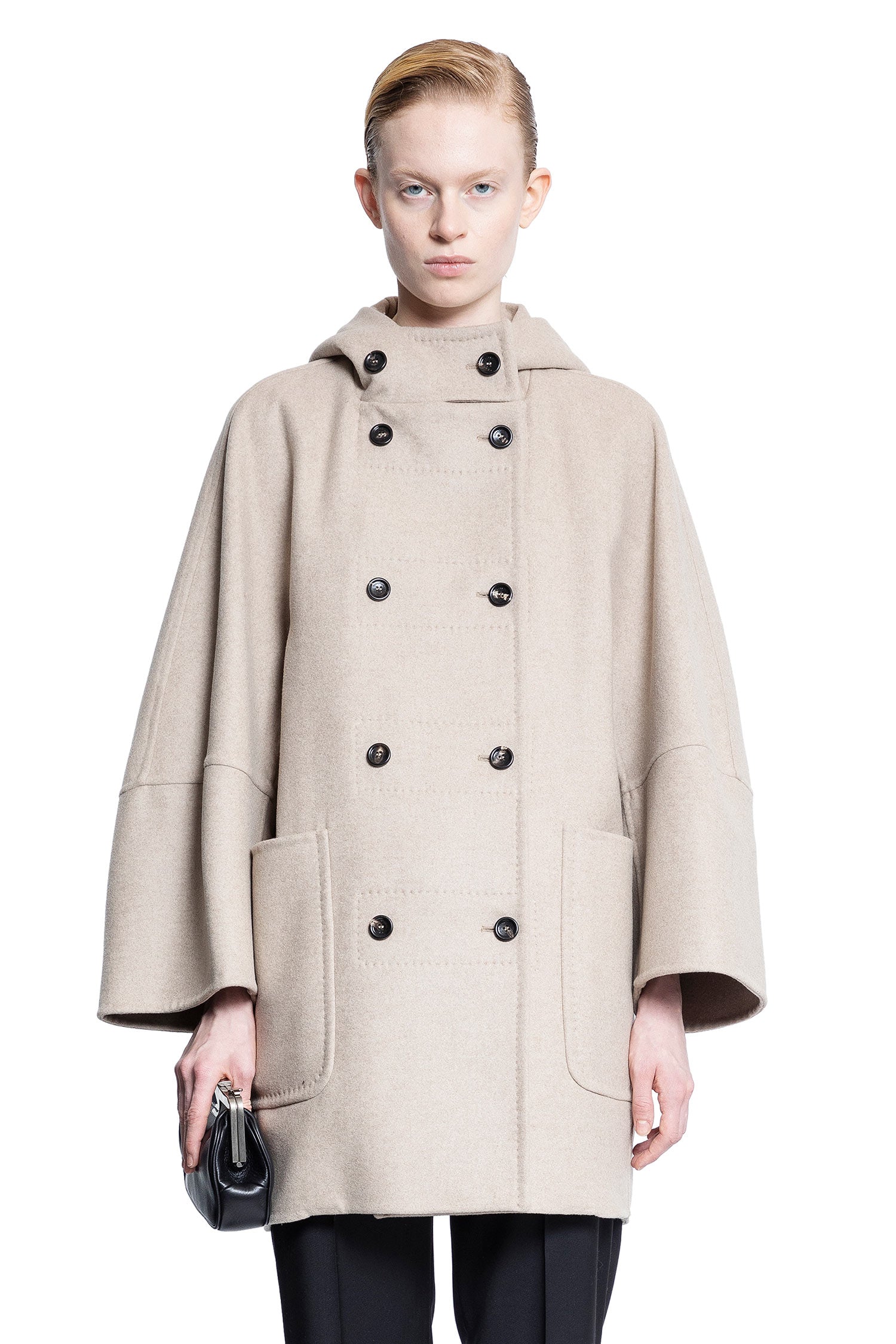 MAX MARA WOMAN BEIGE COATS