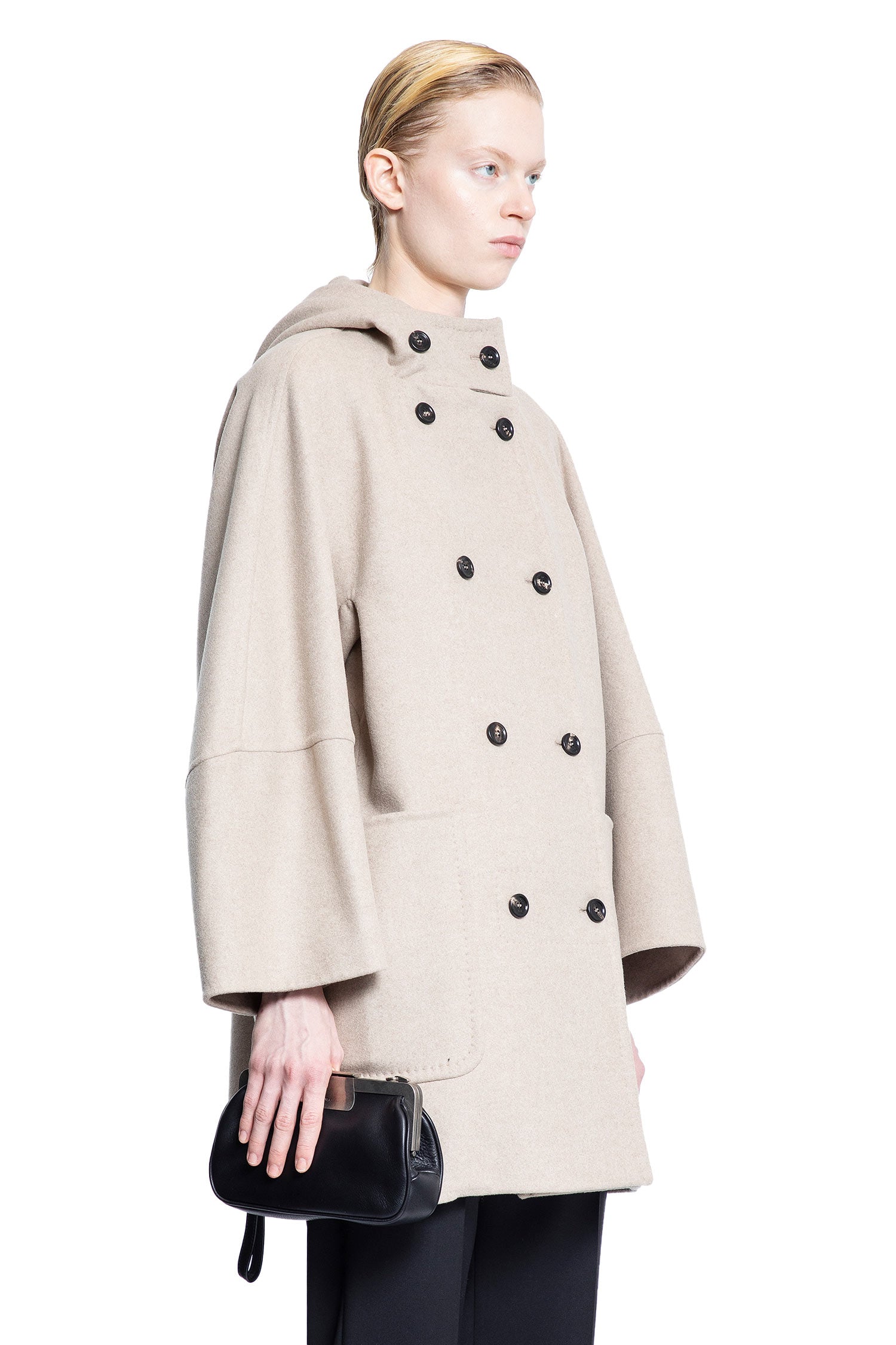 MAX MARA WOMAN BEIGE COATS