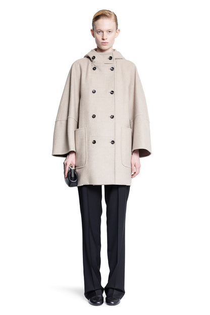 MAX MARA WOMAN BEIGE COATS