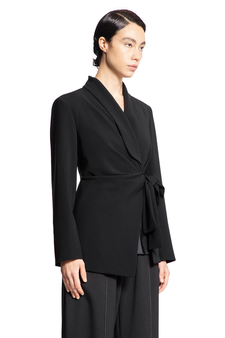 MAX MARA WOMAN BLACK BLAZERS