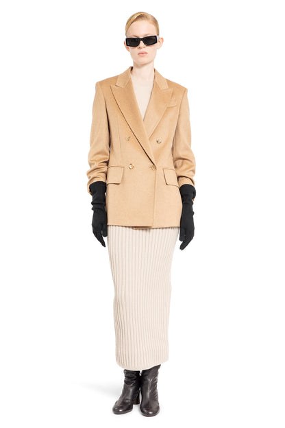 MAX MARA WOMAN BEIGE BLAZERS