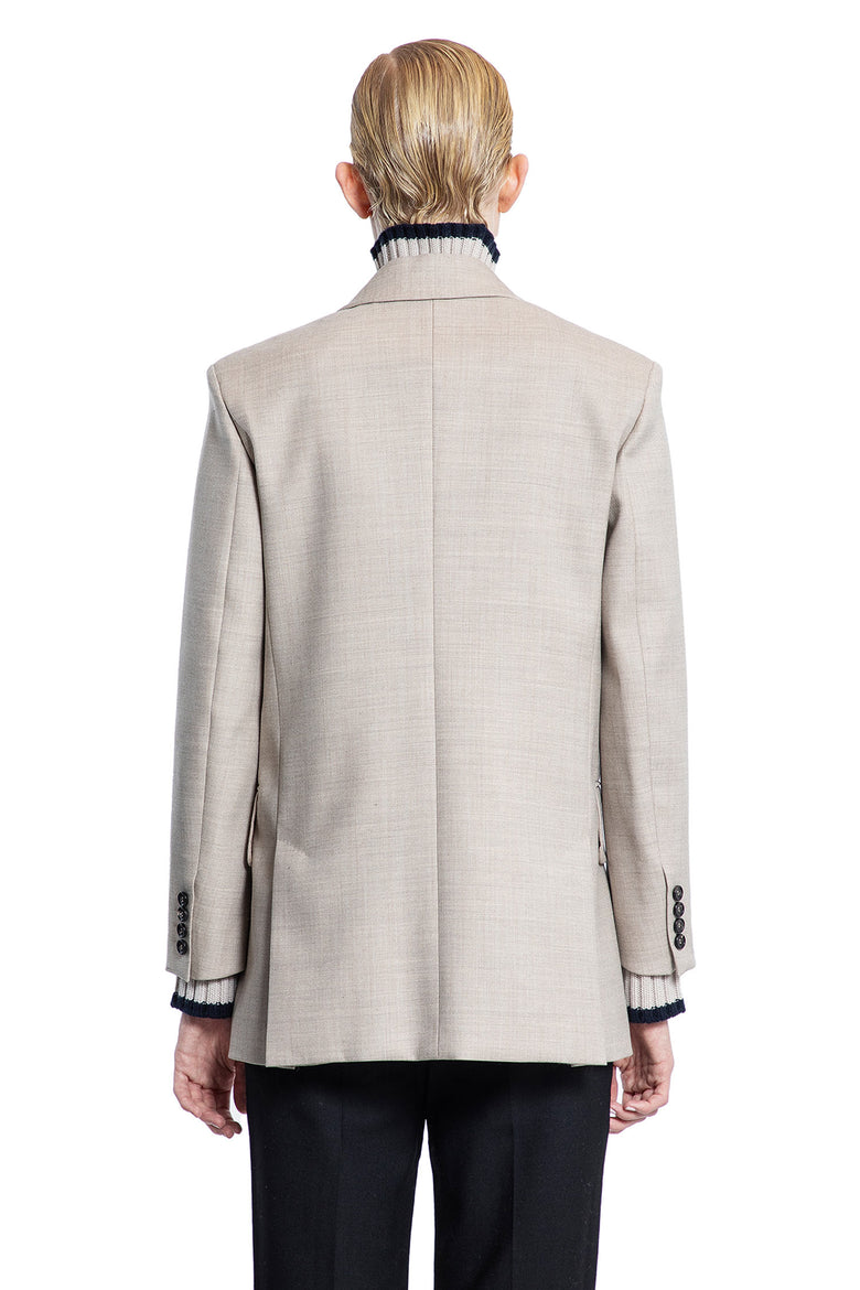 MAX MARA WOMAN BEIGE BLAZERS