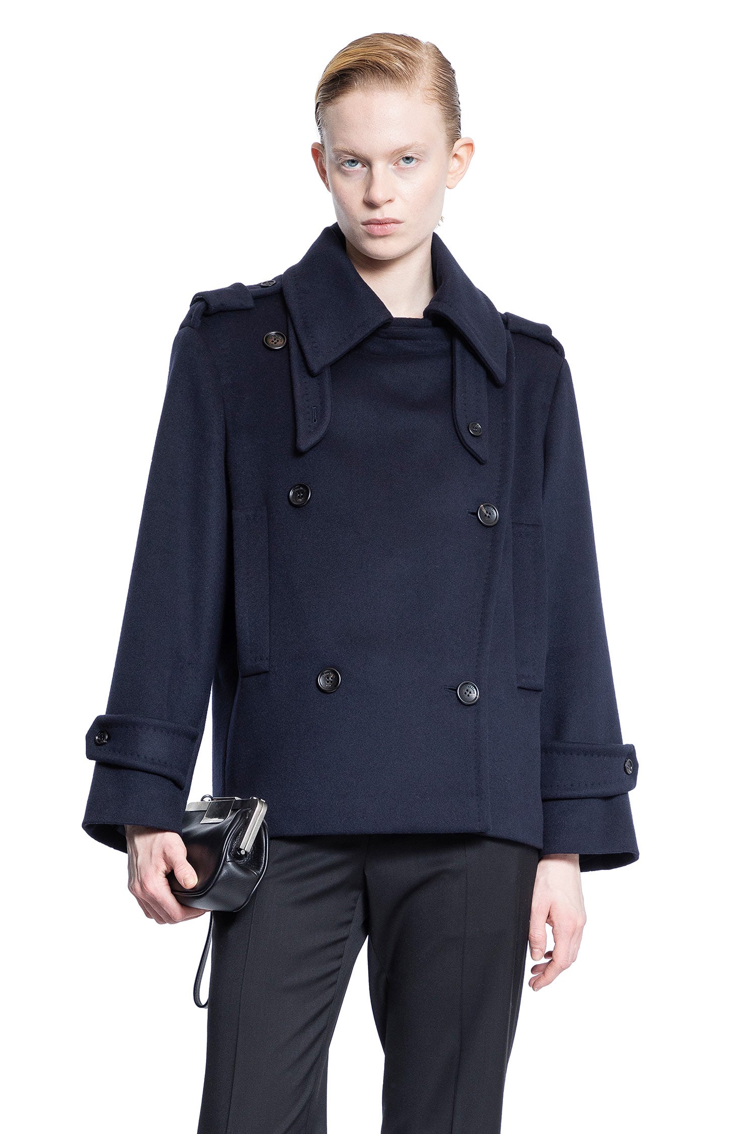 MAX MARA WOMAN BLUE JACKETS