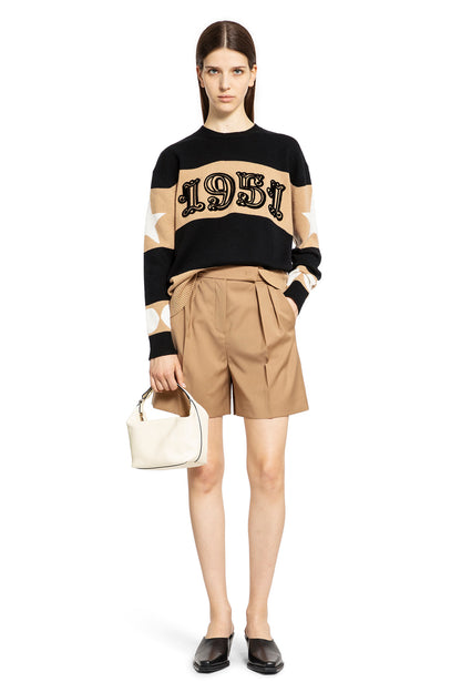 MAX MARA WOMAN BEIGE SHORTS