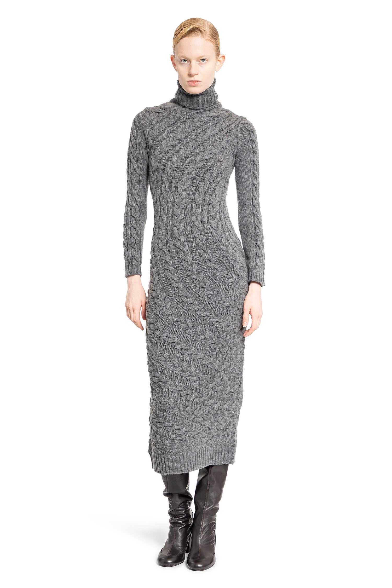 MAX MARA WOMAN GREY DRESSES