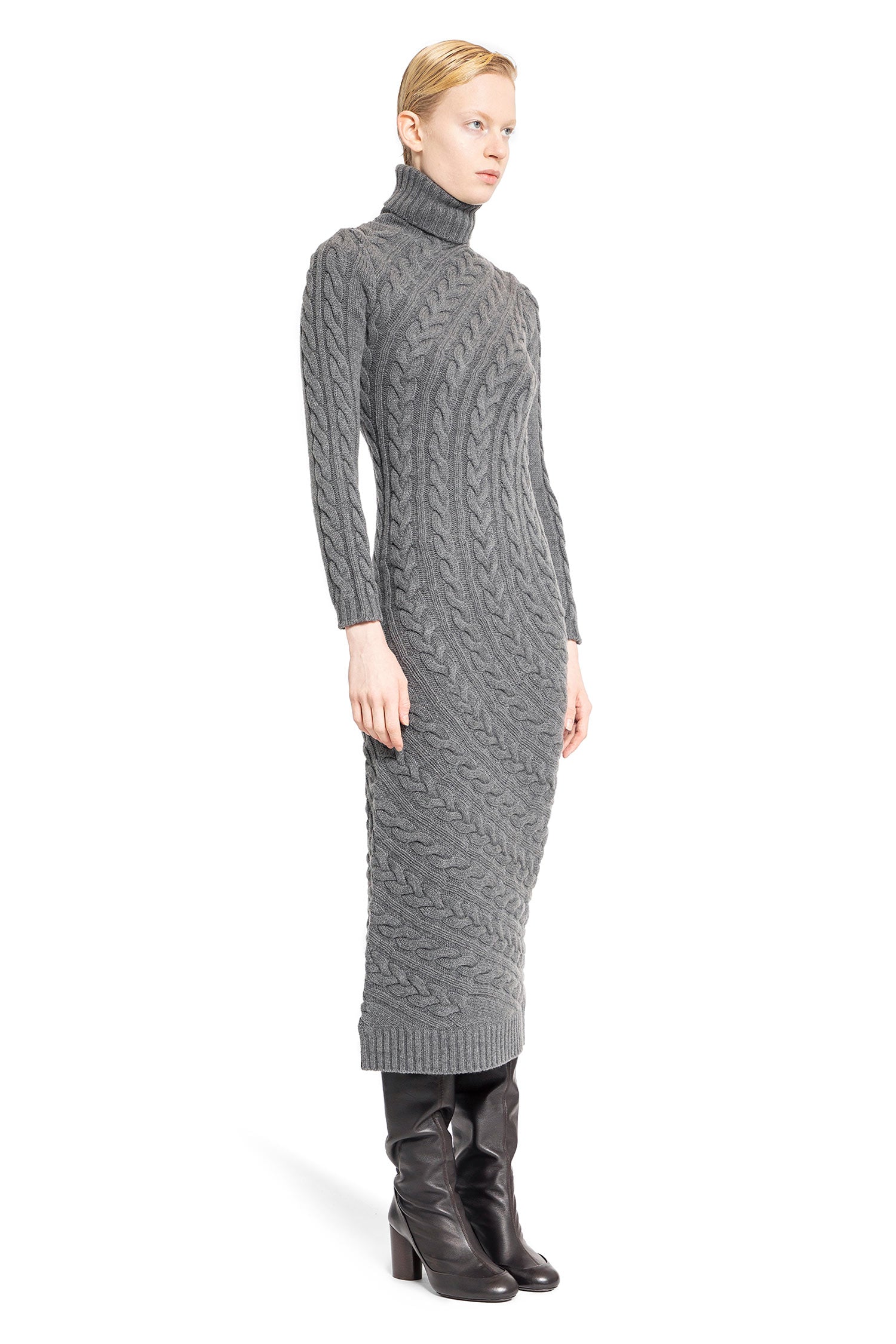 MAX MARA WOMAN GREY DRESSES