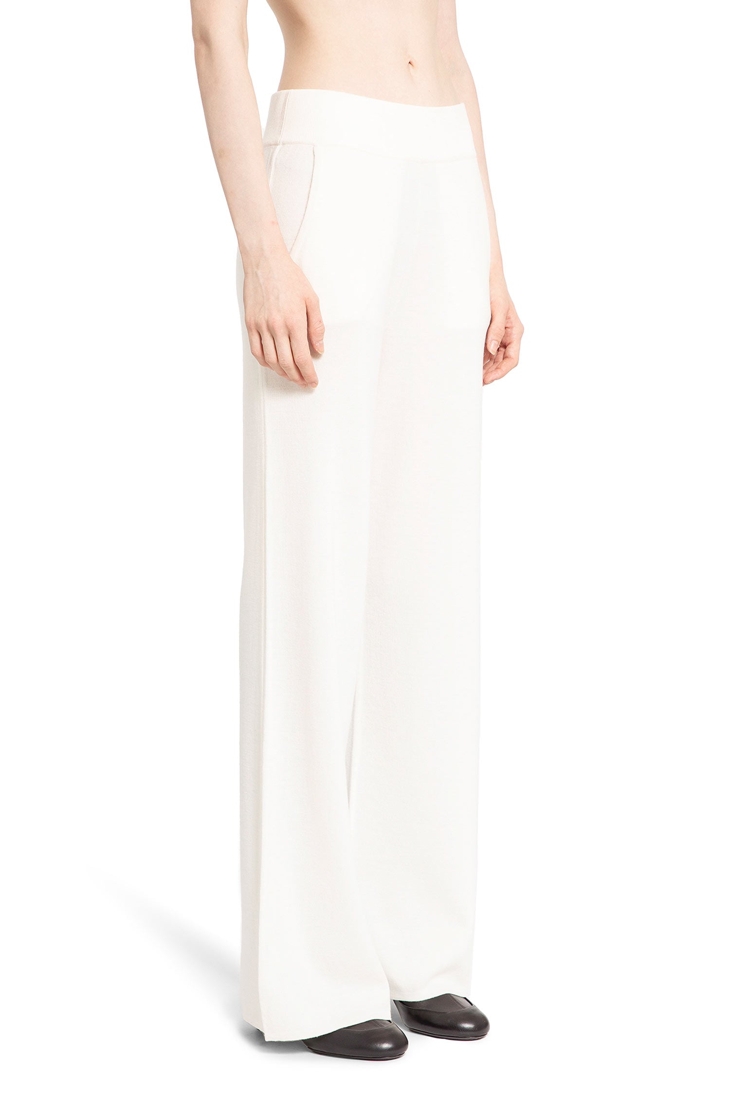 MAX MARA WOMAN WHITE TROUSERS