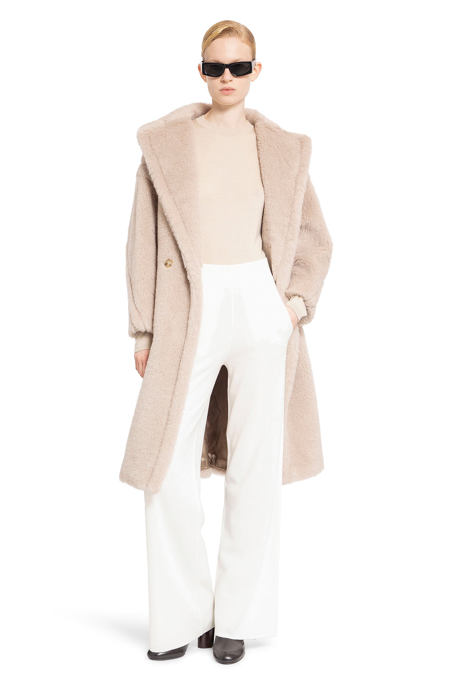 MAX MARA WOMAN WHITE TROUSERS