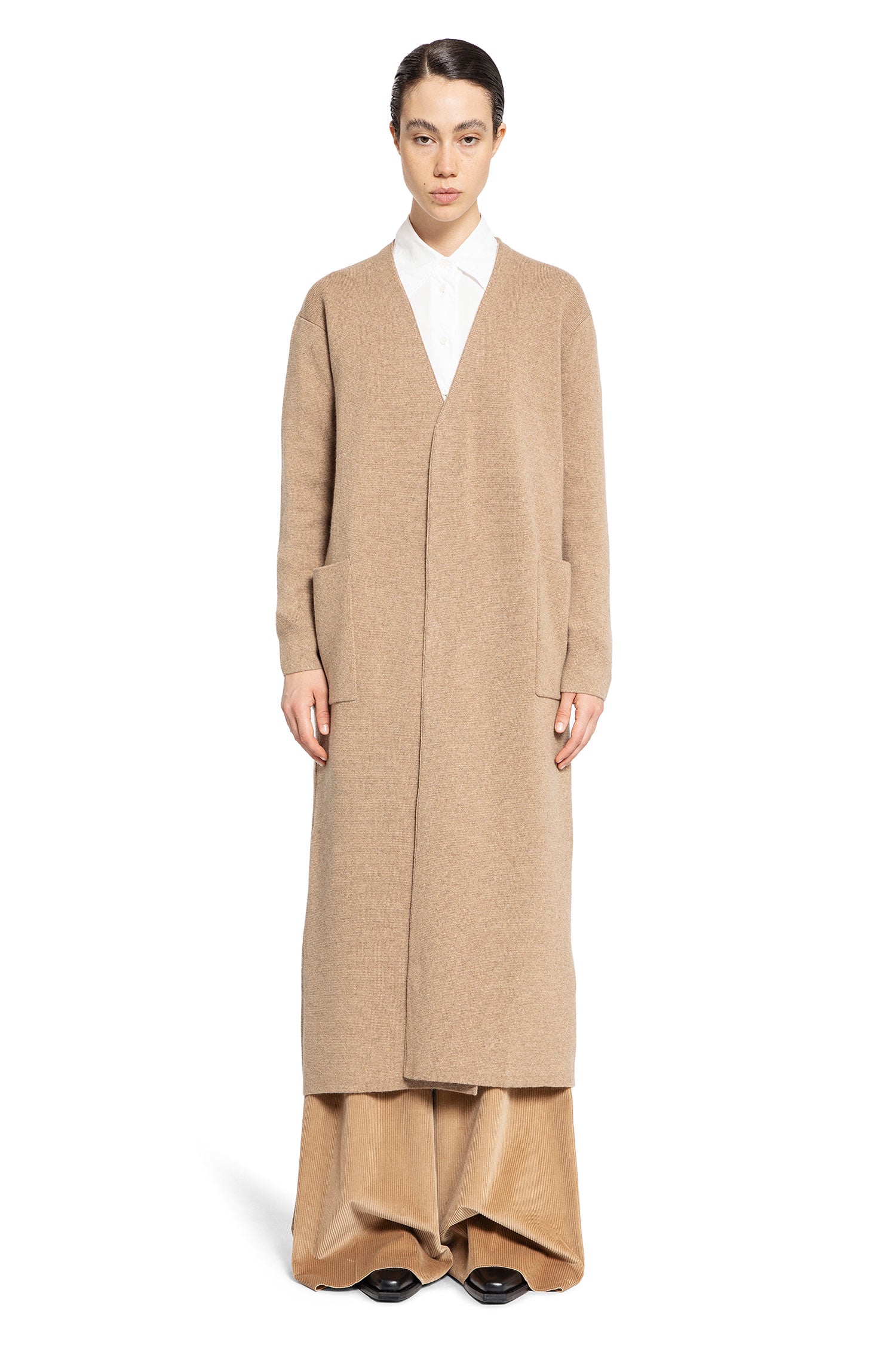 MAX MARA WOMAN BEIGE KNITWEAR