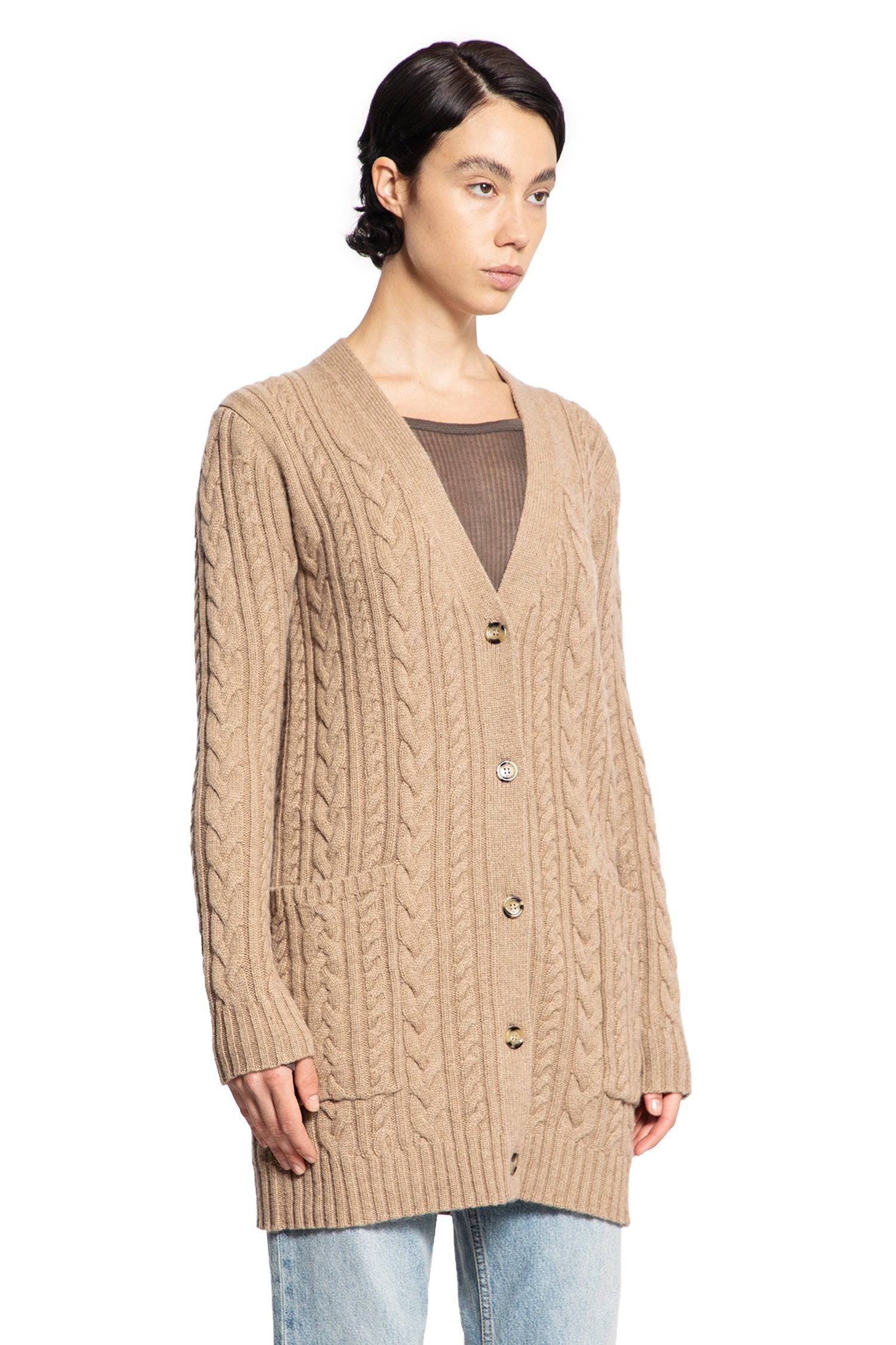 MAX MARA WOMAN BEIGE KNITWEAR