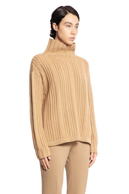 MAX MARA WOMAN BROWN KNITWEAR