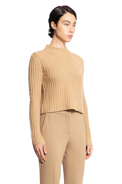 MAX MARA WOMAN BEIGE KNITWEAR