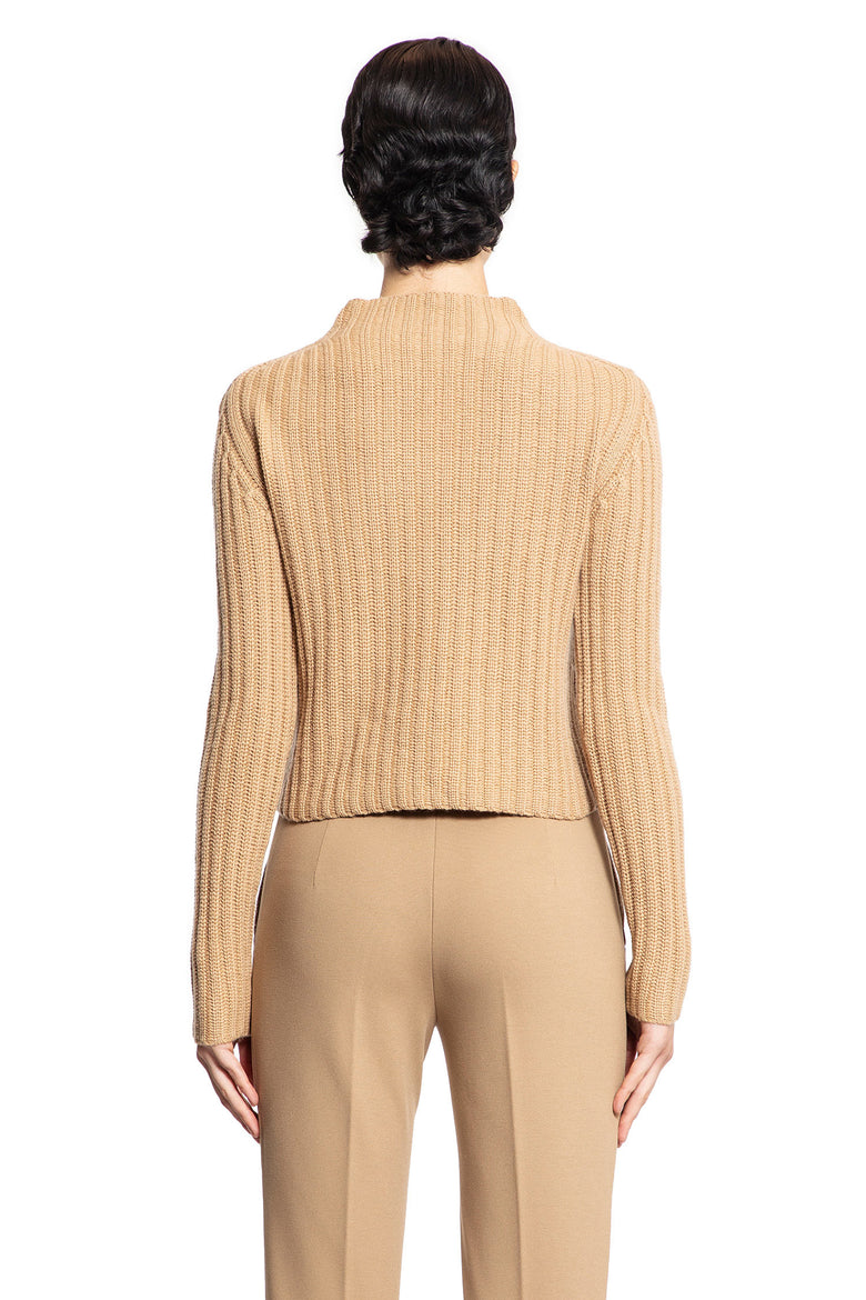 MAX MARA WOMAN BEIGE KNITWEAR