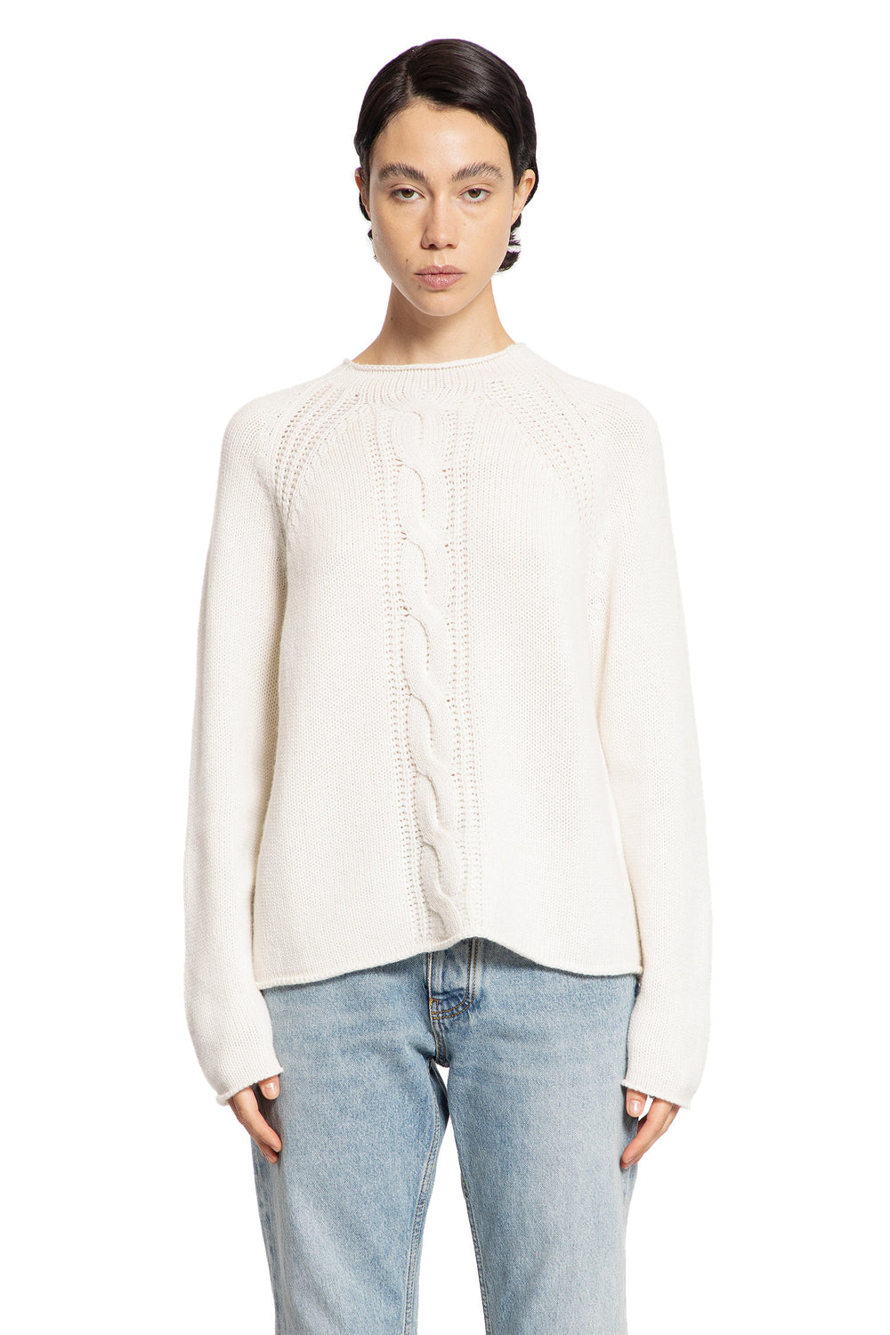 MAX MARA WOMAN WHITE KNITWEAR