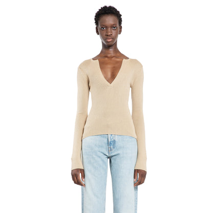 MAX MARA WOMAN BEIGE TOPS