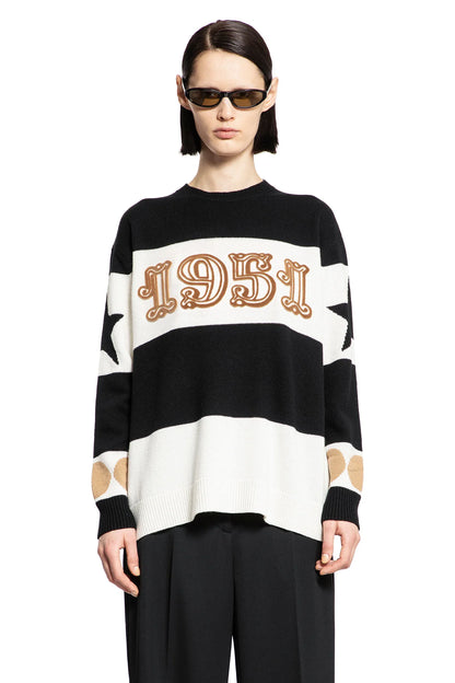 Antonioli MAX MARA WOMAN BLACK&WHITE KNITWEAR