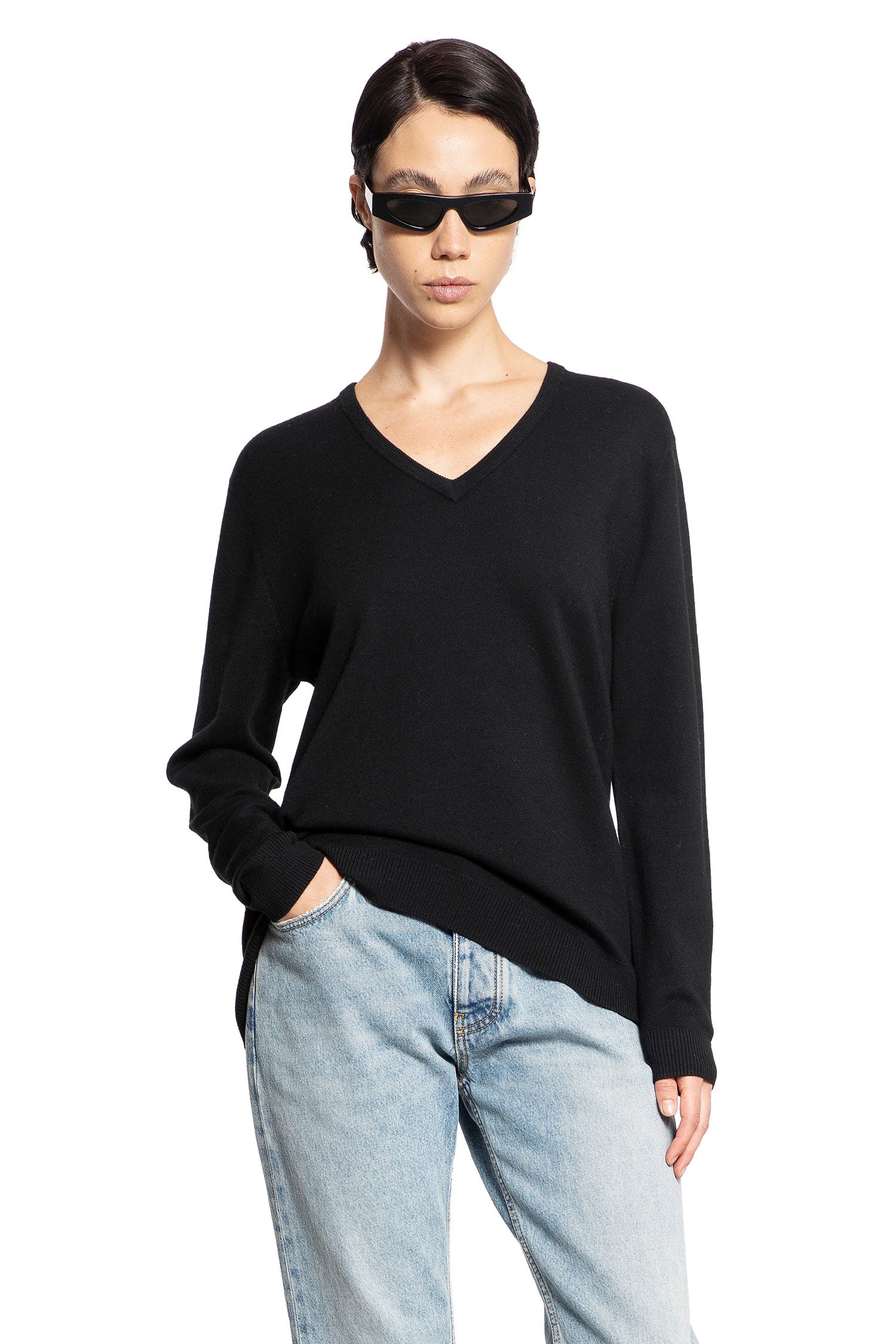 MAX MARA WOMAN BLACK KNITWEAR