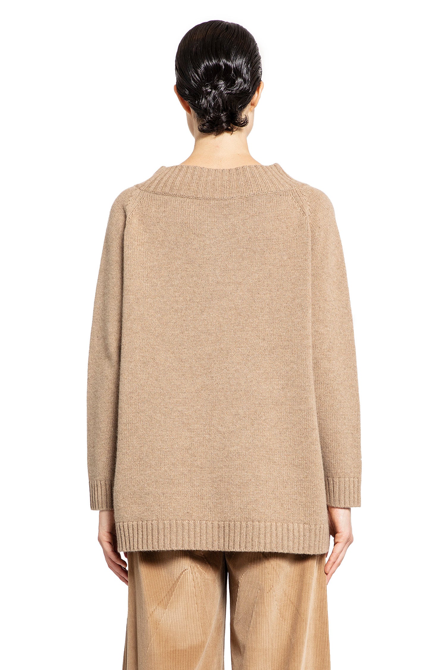 MAX MARA WOMAN BEIGE KNITWEAR