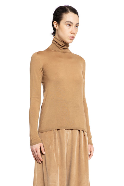 MAX MARA WOMAN BROWN KNITWEAR