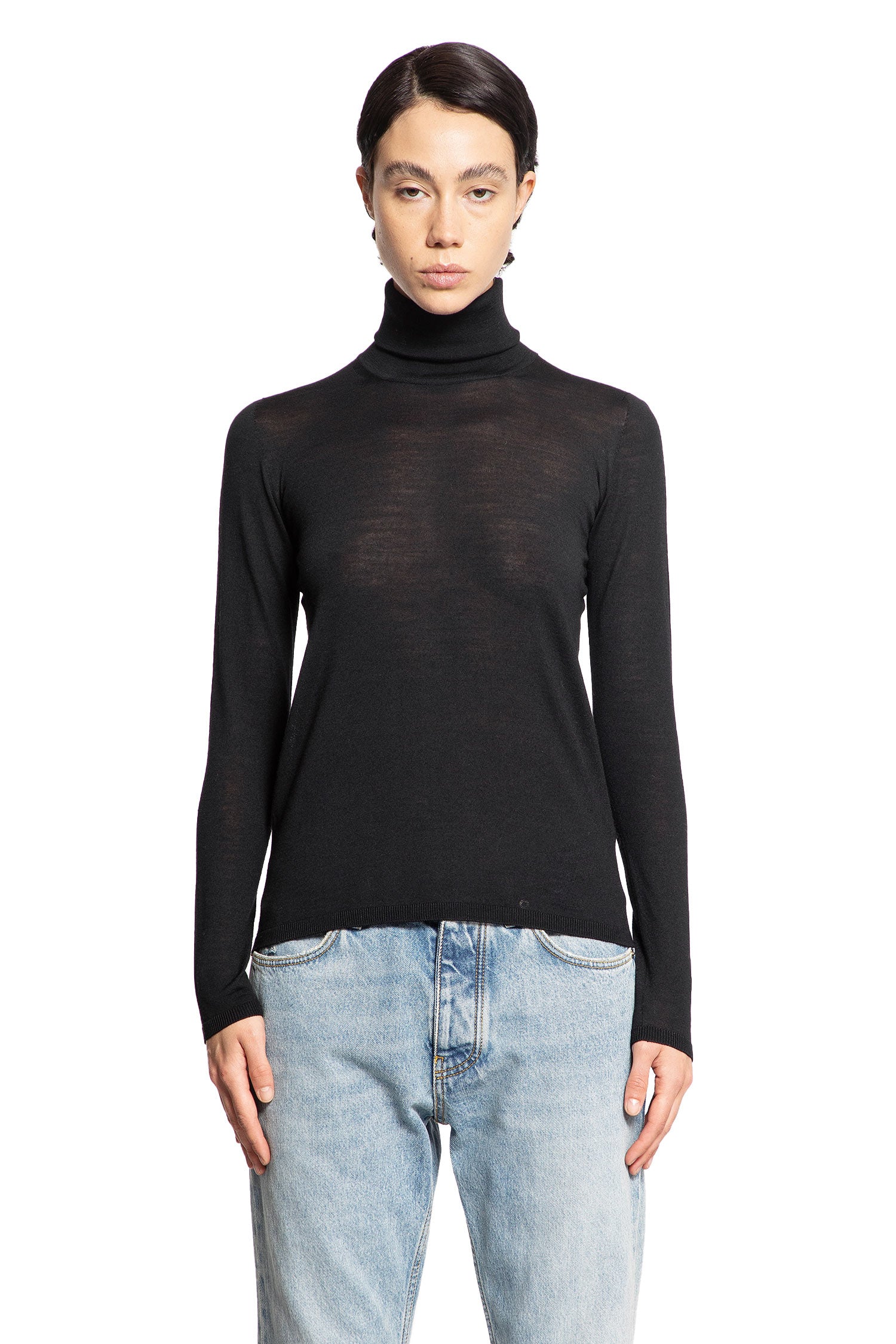 MAX MARA WOMAN BLACK KNITWEAR